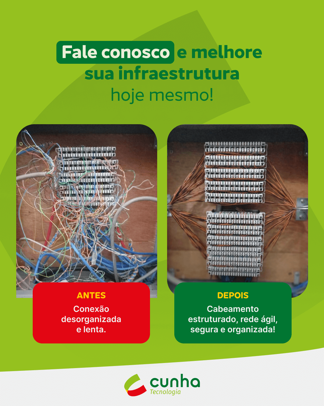 Transforme a comunicação da sua empresa com Cabeamento Estruturado!